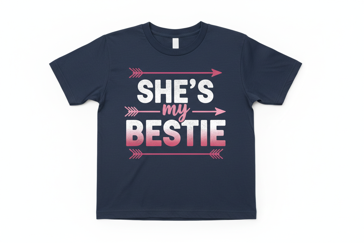 Navy Bestie T-Shirt