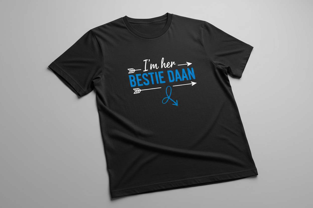 Premium Black Bestie T-Shirt