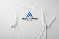 Premium White T-Shirt Back - Large Logo